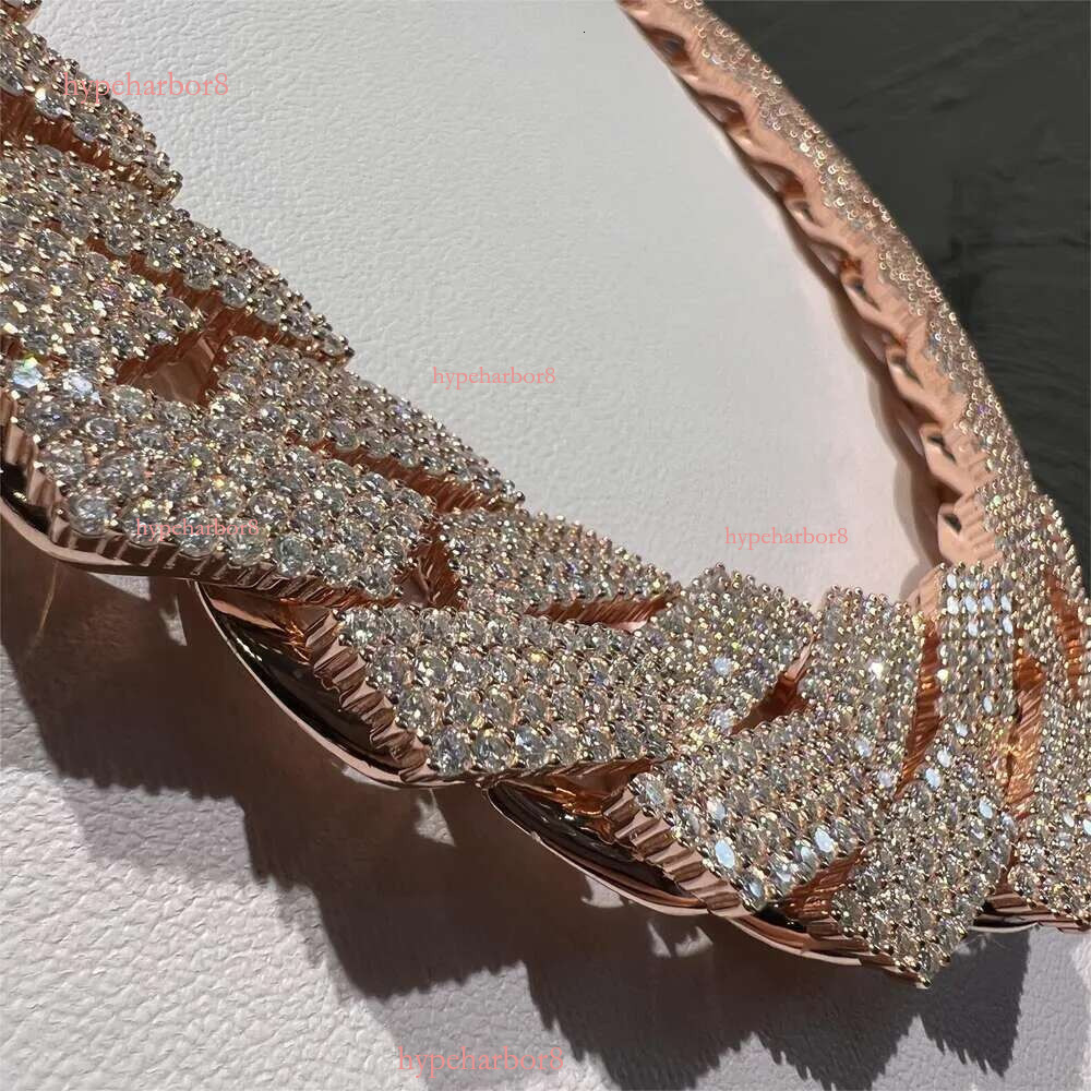 designer sier necklace Necklaces iced out pass dia tester Sterg Vvs moissanite pendant cuban k chain