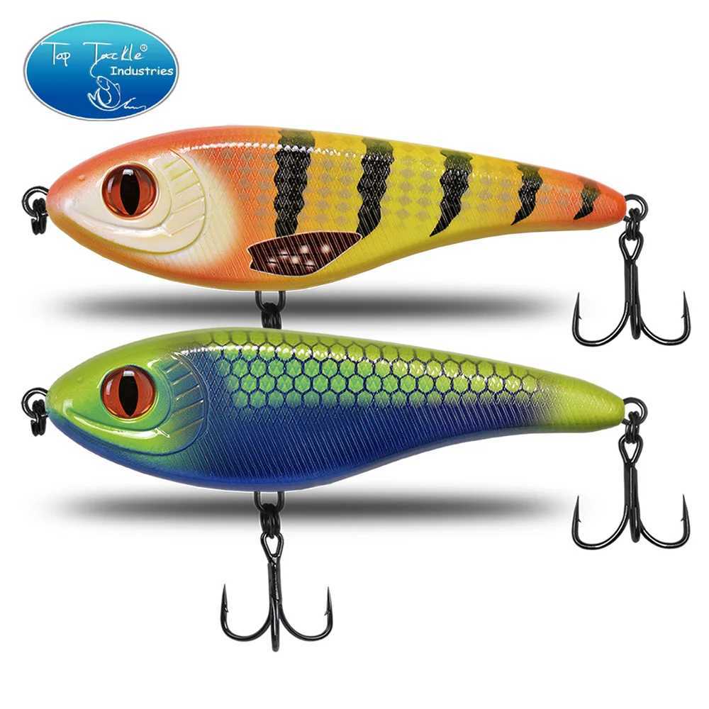 Jerk Bait 68/78/90/105/120/135/150/170mm Slow Sinking Freshwater Fishing Lure Hard Wobbler Suspending Pike Bass Musky Z250411