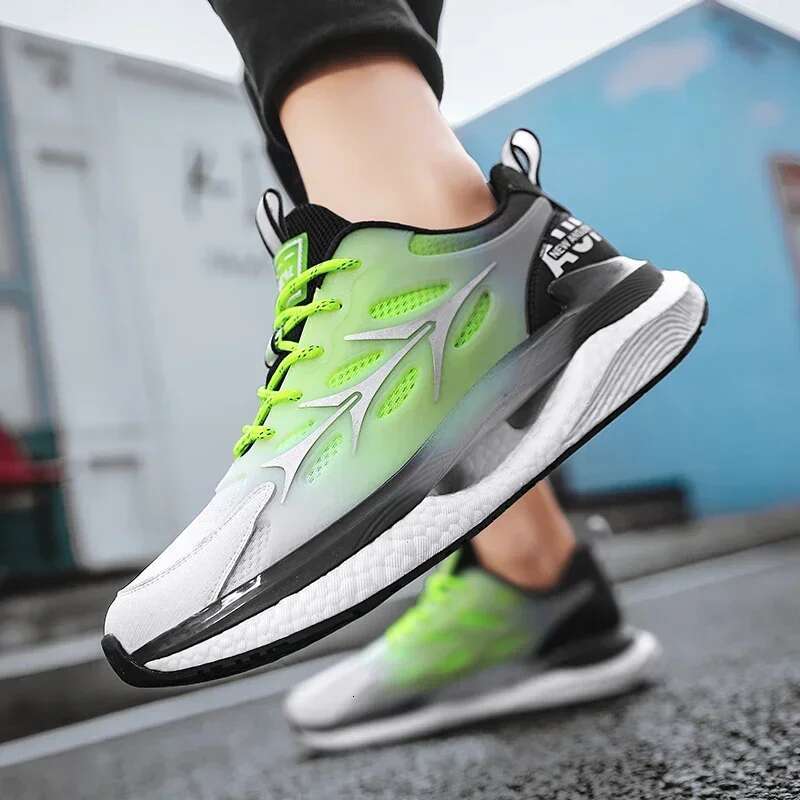 2025 Summer New Running Women's Breathable Mesh Designer Fashion Sports Shoes Men's Outdoor Cushioned Slow Running Sports Shoes