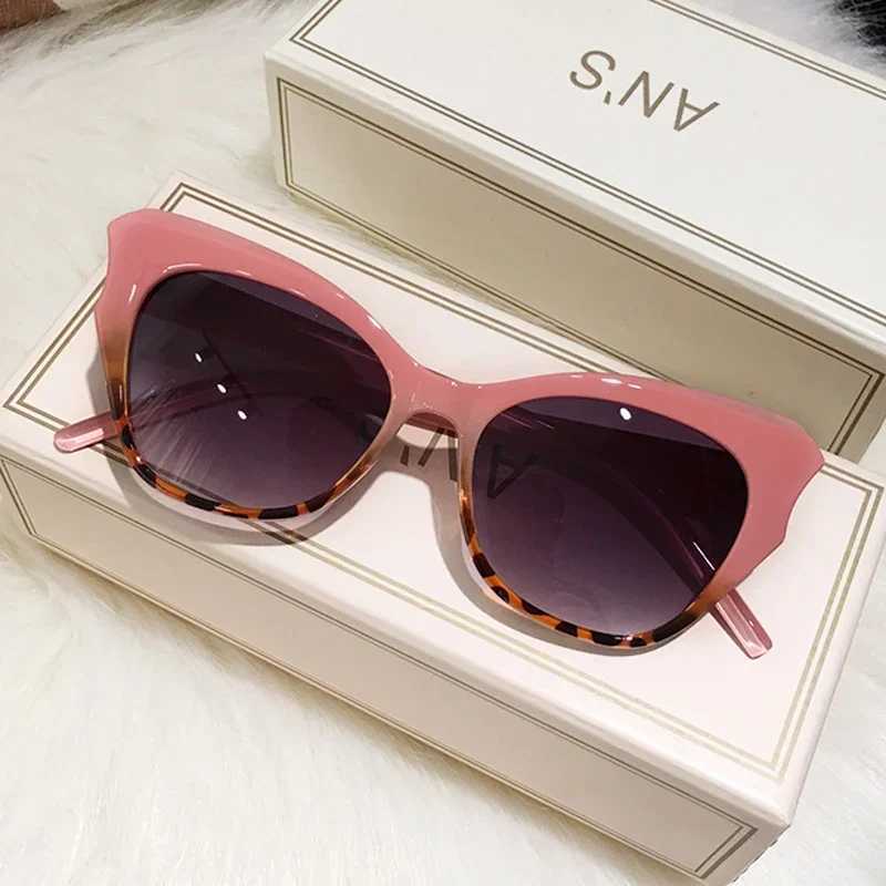 Cat Eye Sunglasses Women Brand Designer Vintage Sun Glasses Female Fashion Candy Colors Gradient Travel Oculos De Sol Z250411