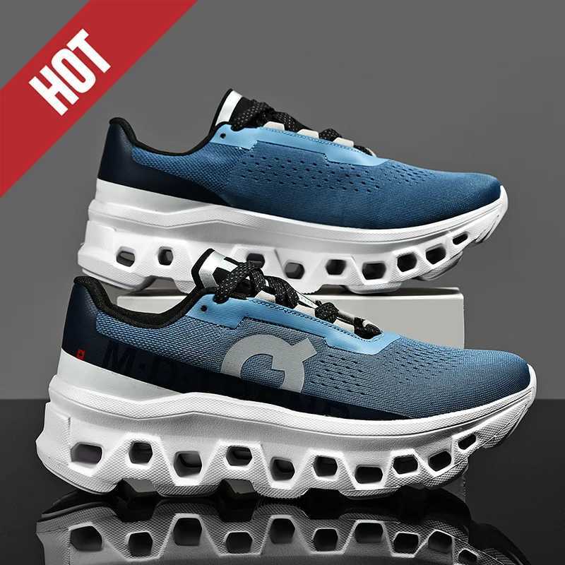 Men Sports Running Shoes Marathon Air Cushion Breathable Lightweight Mens Outdoor Hiking Athletic Nonskid Sneakers Jogging TenisC250411