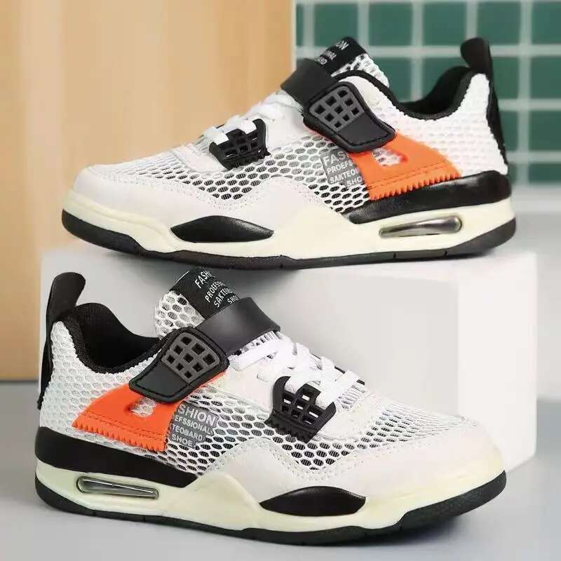 2025 new children's designer fashion sports shoes, men's and women's breathable sports running walking casual shoes, soft and comfortab