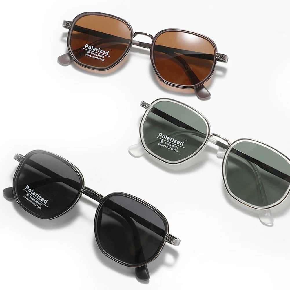 Peekaboo male polarized sunglasses for women TR90 unisex square sun glasses for men half metal TAC summer accessories 2024 Z250411
