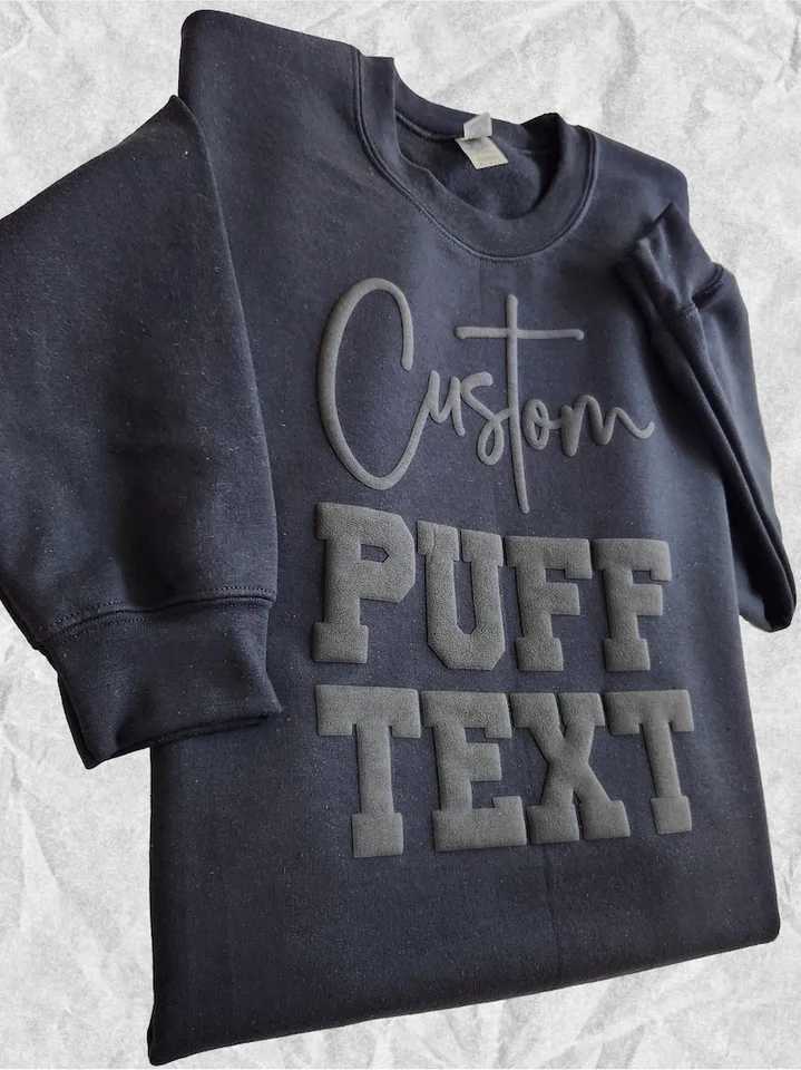 POD customization Custom Team Name Sweatshirt School Mascot Shirt Embossed Puff Print School Spirit Shirt Christmas gift Idea Personalized TeamT251112