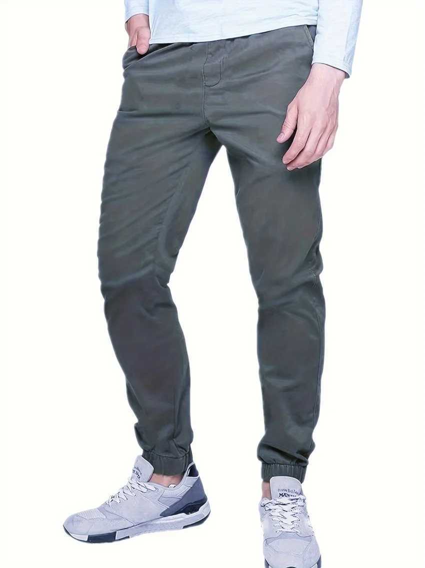 Mens 2024 Spring/Summer New Large Family Weight Loss Work Casual Pants Outdoor Shopping Loose PantsXJ250412