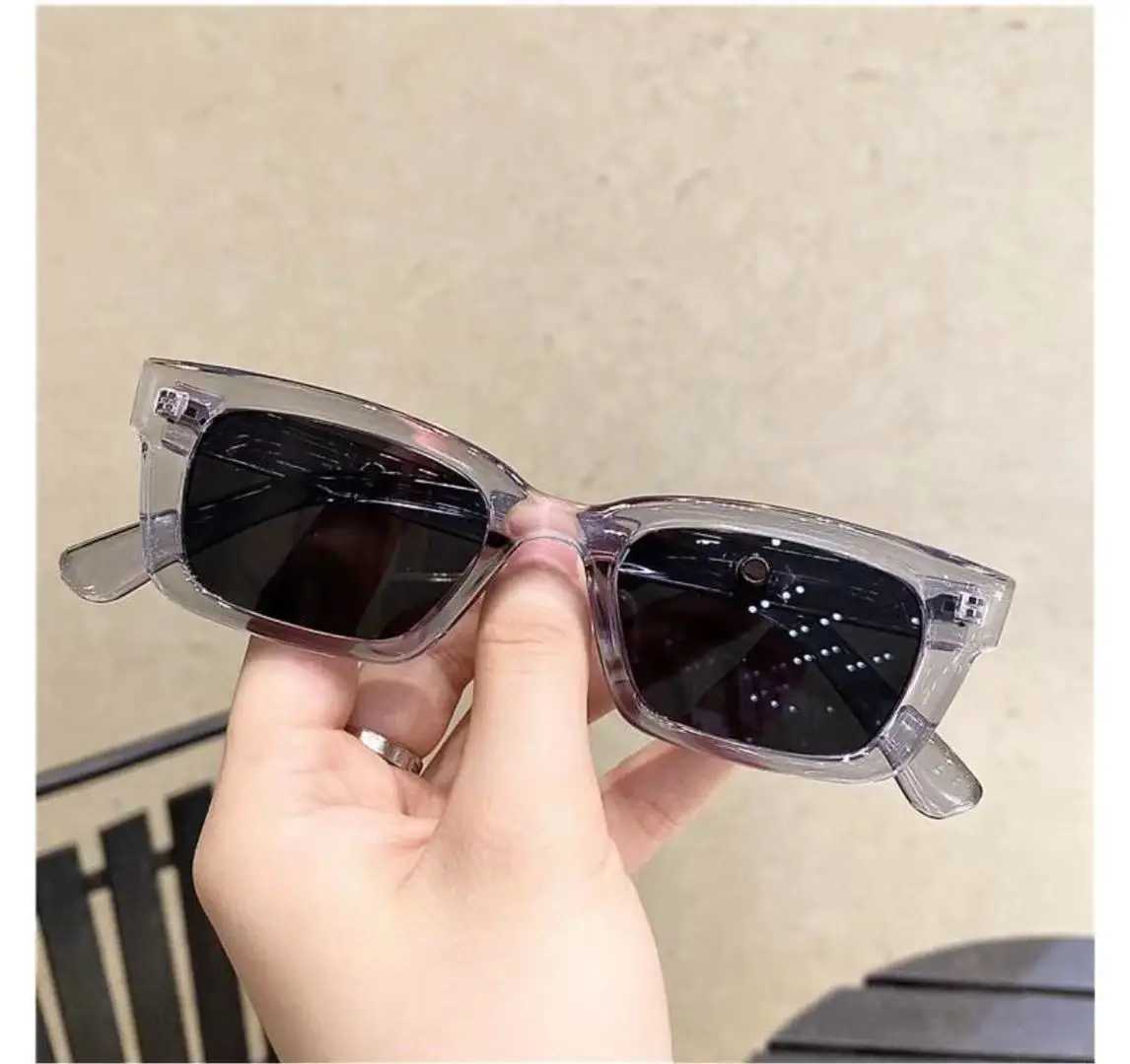 2024 New Women Rectangle Vintage Sunglasses Brand Designer Retro Points Sun Glasses Female Lady Eyeglass Cat Eye Driver GogglesC250411