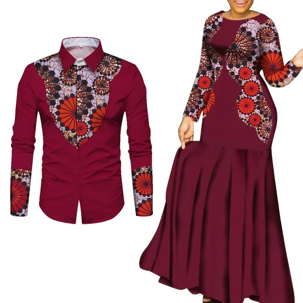 African Clothes for Couple Maxi Dress WYQ 250411