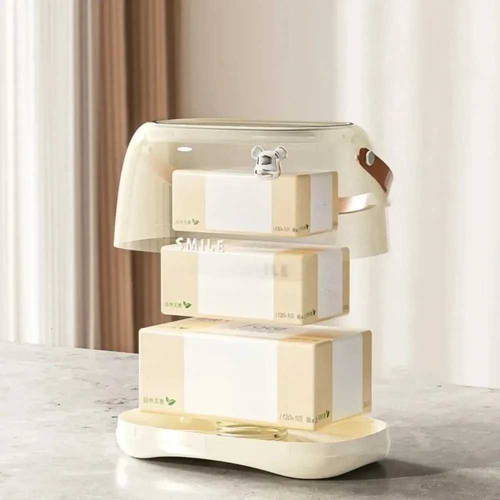 Paper Towel Box Light Luxury Creative Paper Draw Box Living Ro Paper Draw Box Napkin Paper Box Desktop Simple Paper Towel Tube Y251112