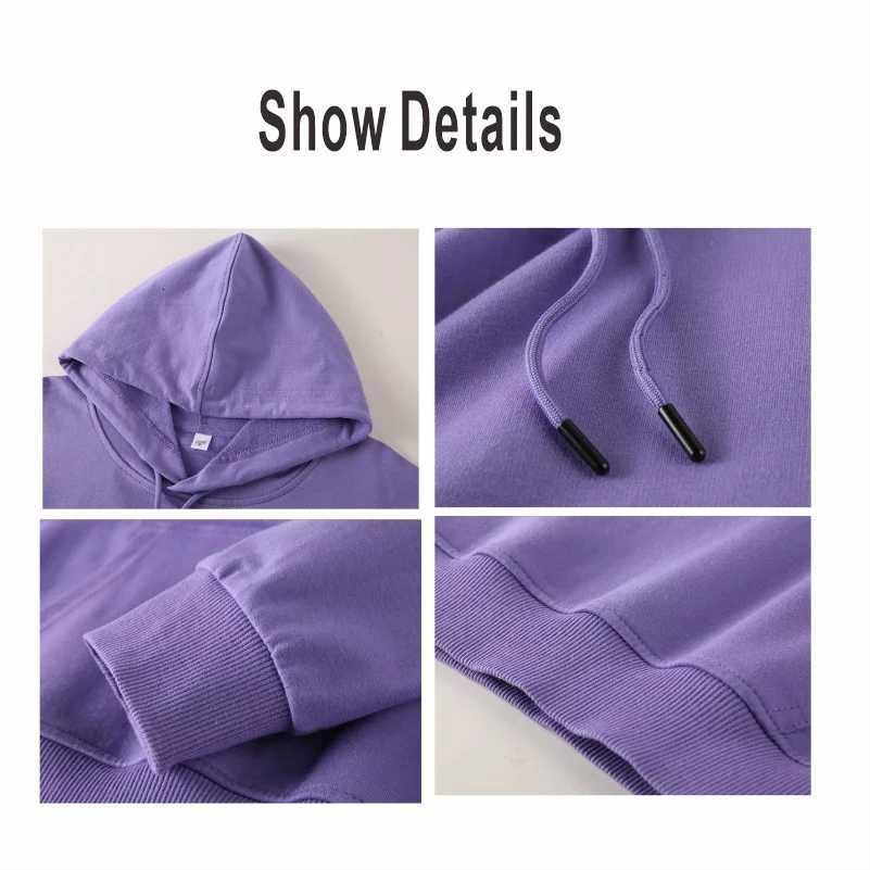 POD customization ZXL New Retro 100 Cotton Hooded Sweatshirt Loose Sports Hoodie Tops Mens and Womens Streetwear Custom Print EmbroideryT251112