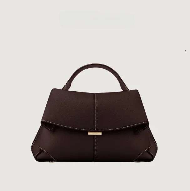 2025 New Fashion Women Handbags European Designer Cow Genuine Leather Shoulder Bags Female Brand Crossbody Wrinkled Bag