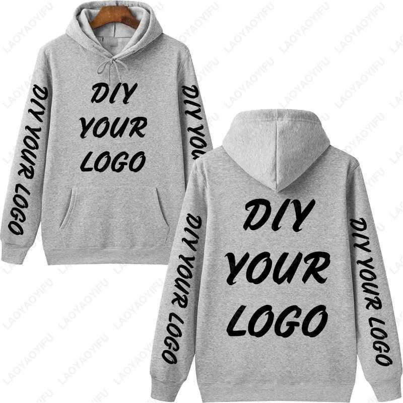 POD customization Customized Personalized Hoodie Autumn Warming and Comfort Sweatshirt Unisex Casual Custom Printed Text DIY Hoodie FashionT251112