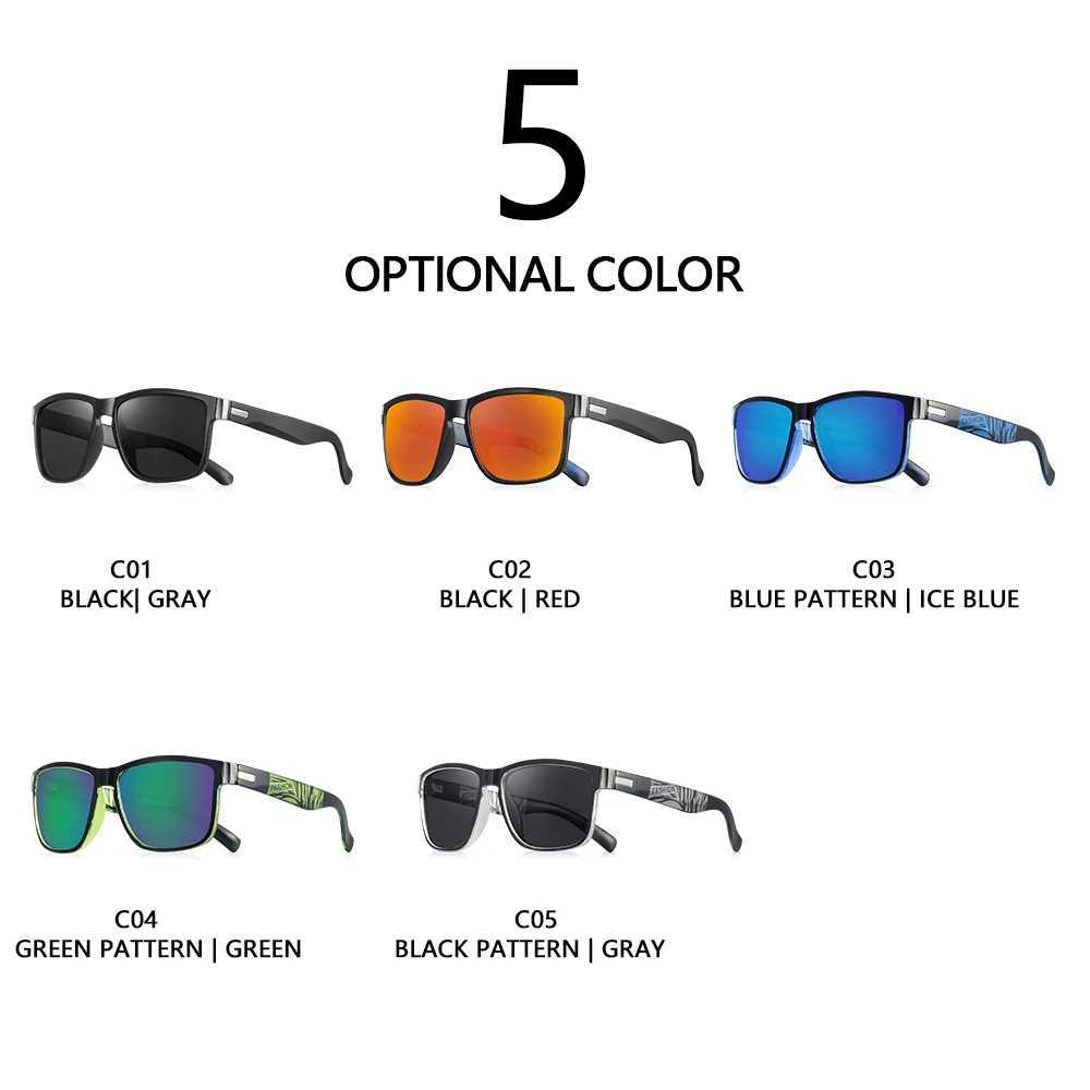 AIMISUV 3 Pieces Fashion Square Unisex Vintage Sunglasses for Men Women Driving Fishing Anti Glare Sun Glasses Male UV400 Z250411