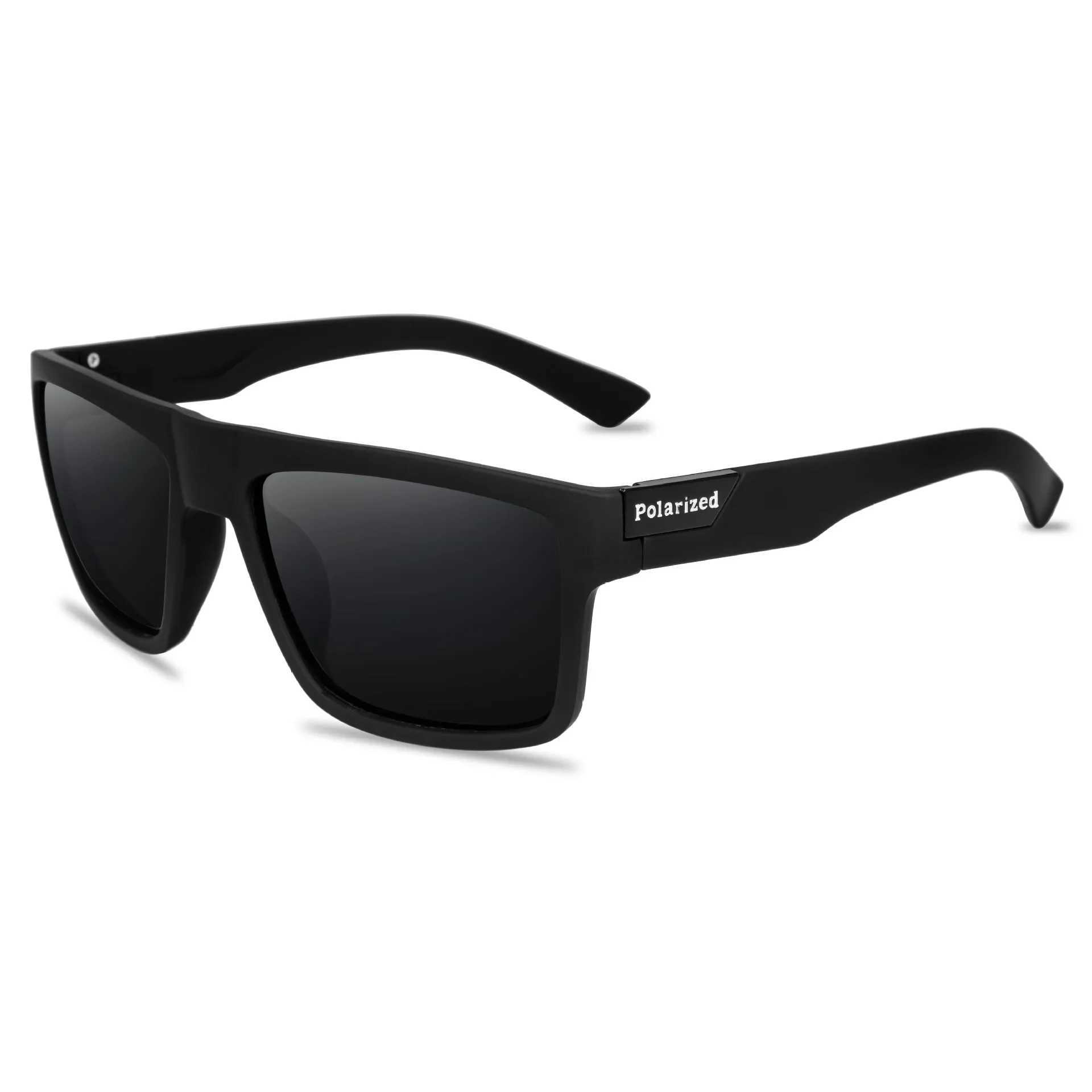 2024 Square Polarized Sunglasses Men Women Classic Sports Outdoor Fishing Travel Colorful Sun Glasses UV400 Goggles Z250411