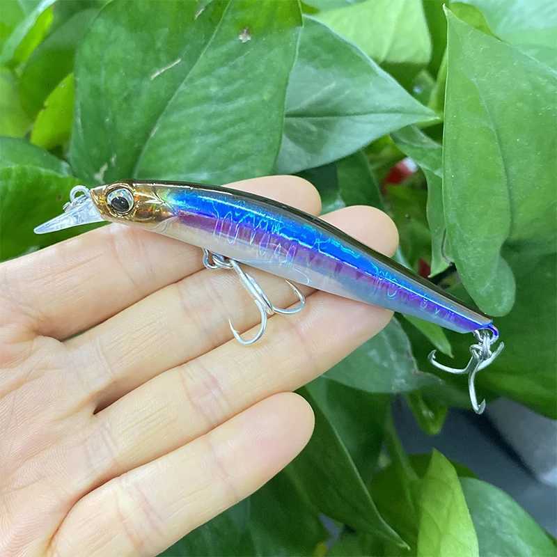 80mm 9.1g Sinking Minnow Japan Fishing Lure Isca Artificial for Pike Trout Swimbait Super Magnet Wobblers Hard Bait 9043 Z250411