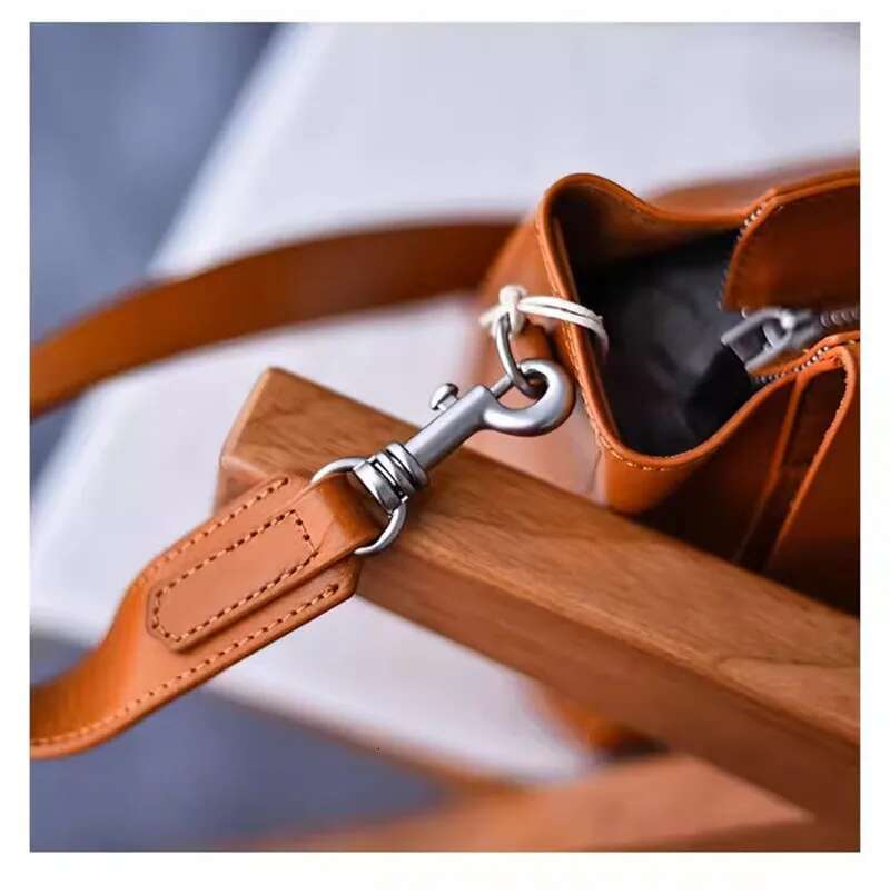 Outdoor Daily Party Niche Handmade Genuine Leather Women's Handbag Designer Soft Cowhide Ladies Shoulder Crossbody Bag