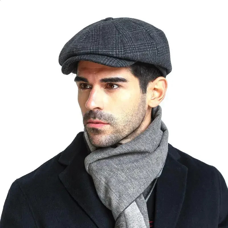Oohmy Men Classic sboy Gatsby Hat for Small Head and Big Head Oversize Plus Size Blend Wool Vintage Flat Ivy Cabbie Cap Gifts 250403