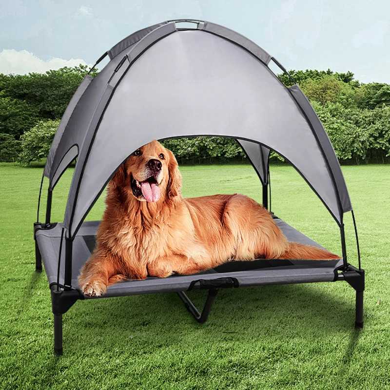 Outdoor breathable elevator pet bed portable dog camping tent dog camping home outdoor use canopy sunshade tent lightweight X250412