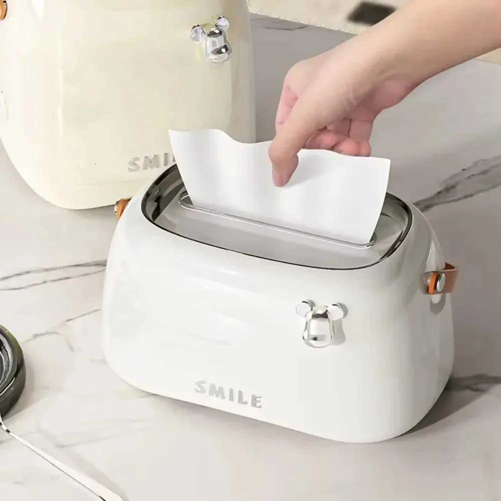 Paper Towel Box Light Luxury Creative Paper Draw Box Living Ro Paper Draw Box Napkin Paper Box Desktop Simple Paper Towel Tube Y251112