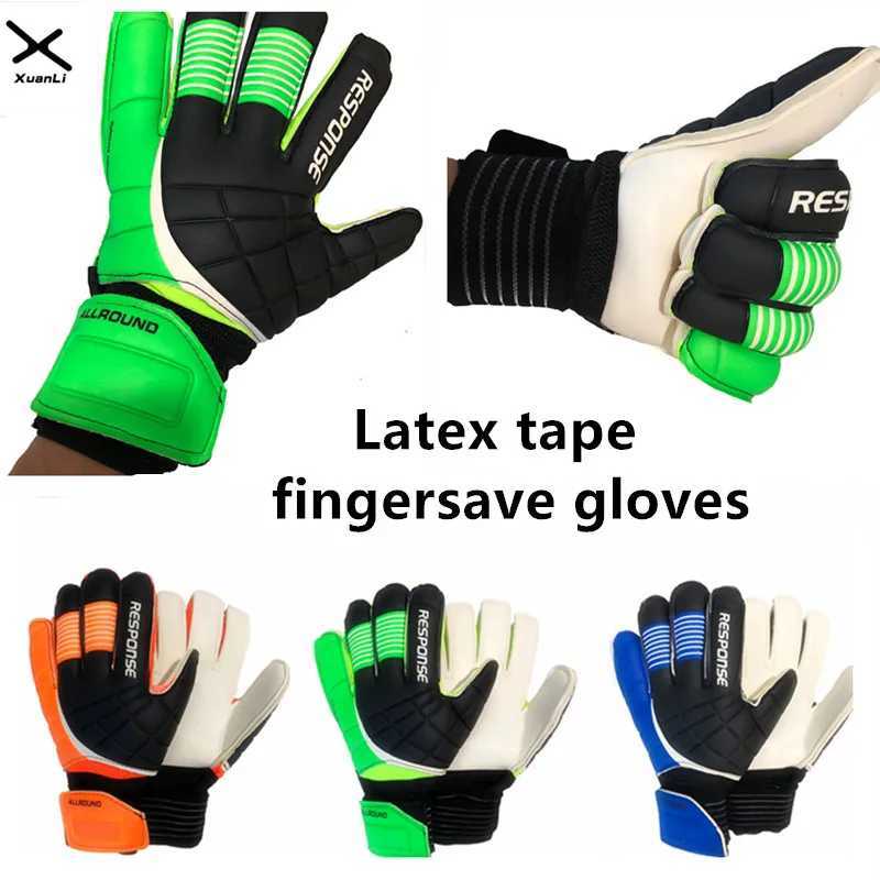 Children adult football fan goalie gloves Non slip foam football gloves suitable for 7-15 year old boy goalie glovesXJ250412