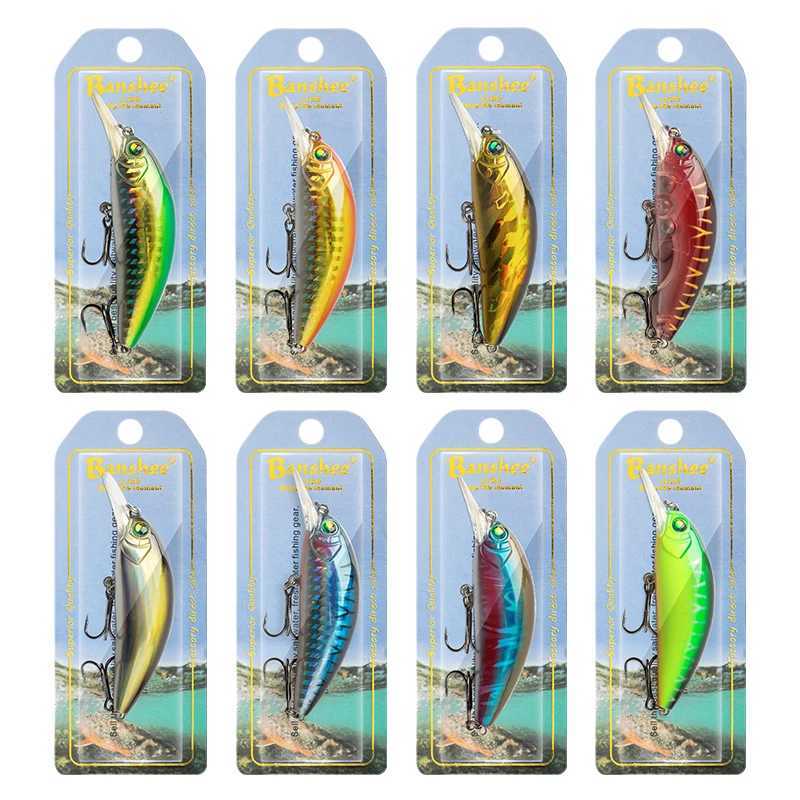 Banshee CRANK MINNOW Floating 4.7g 54mm Hot Model Fishing Lure Hard Bait Wobbler Crank Quality Professional Depth 2.0-2.5m Z250411
