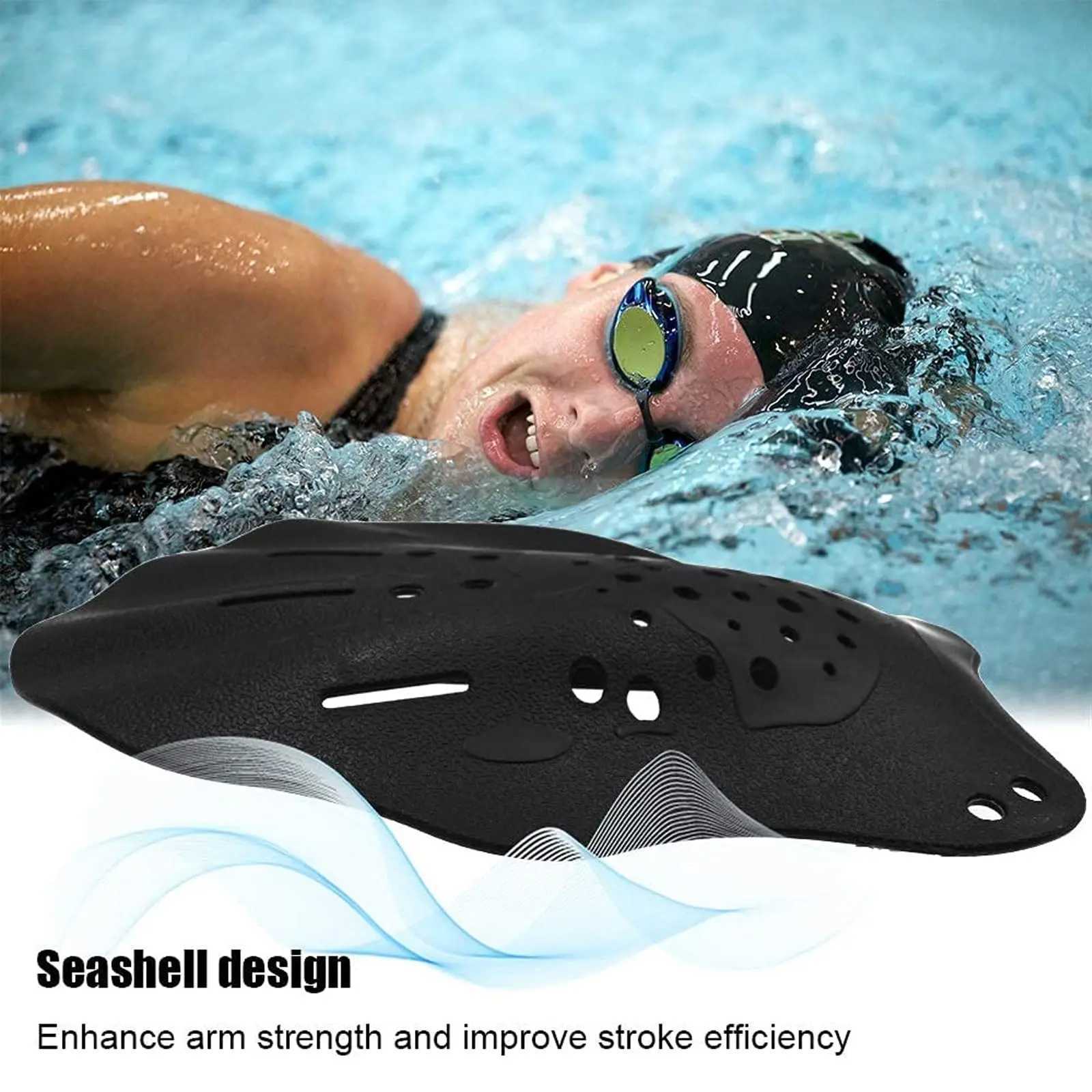 Children adults water sports inflatable swimming mats swimming training mats swimming training tools handmade woven glovesY250412