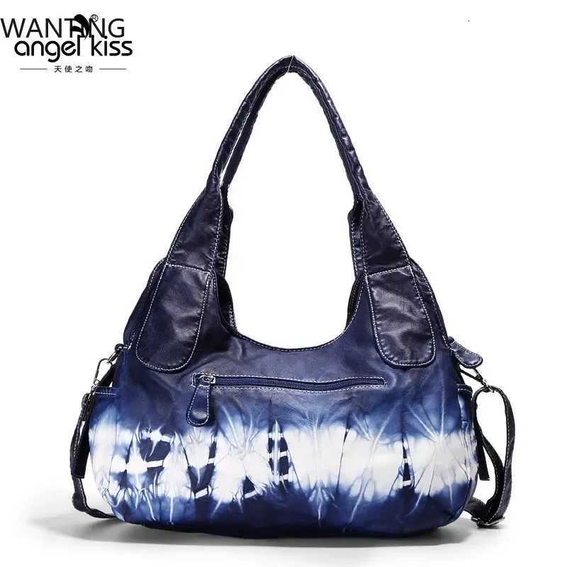 Angelkiss Women Handbags Shoulder Bag Top-handle Handbag Fashion Vintage Dumpling Pack Shoulder Bag Tote Bag Hobos Large PurseW251111