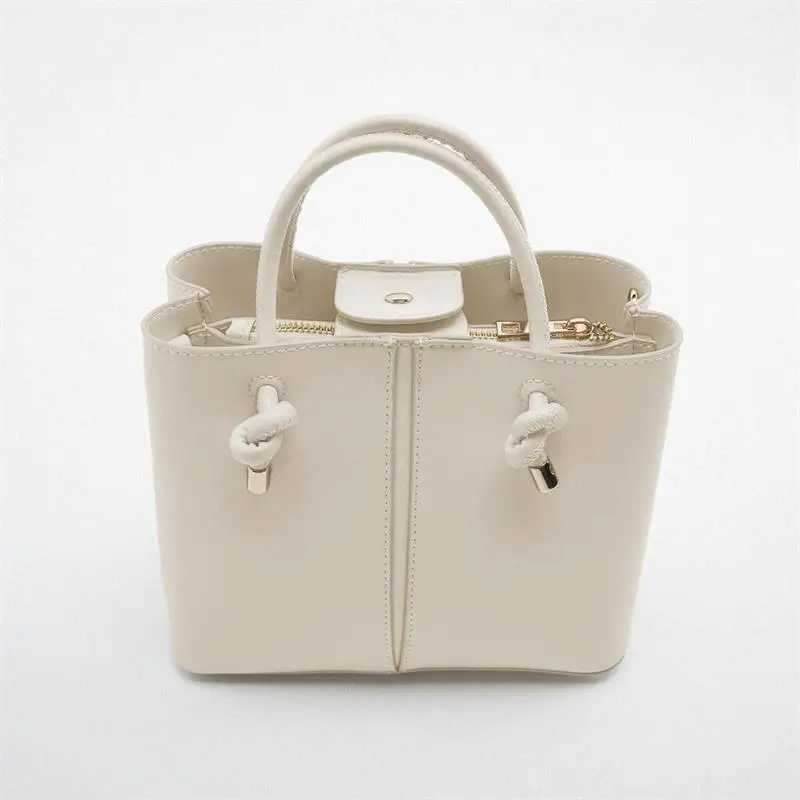 New womens bag casual handbag crossover bag niche design casual bucket bag mini city bag with detachable horizontal strap.XJ250412
