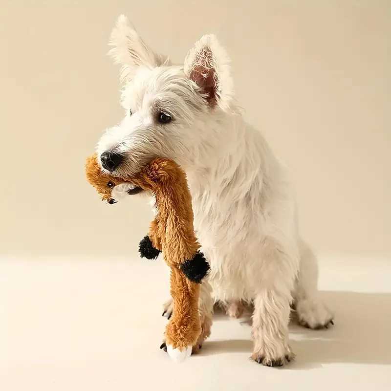 High Quality Pet Toys Plush Sound Animal Bracket Toys Dog Toys Chewing Teeth Toys T2504012