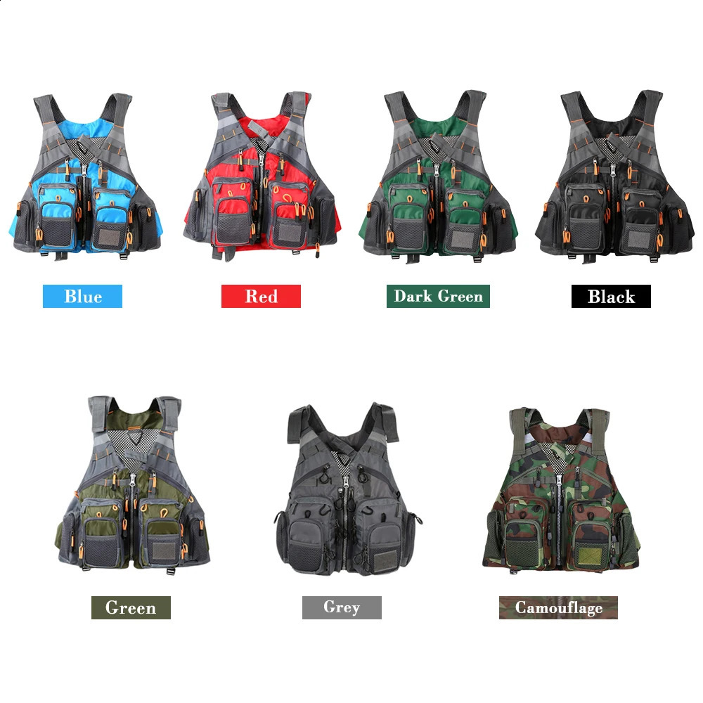 Lixada Outdoor Fishing Vest Sailing Life Jacket Vest EPE foam Floating Kayak Sport Safety Jacket Swimming Pesca All for Fishing 250411