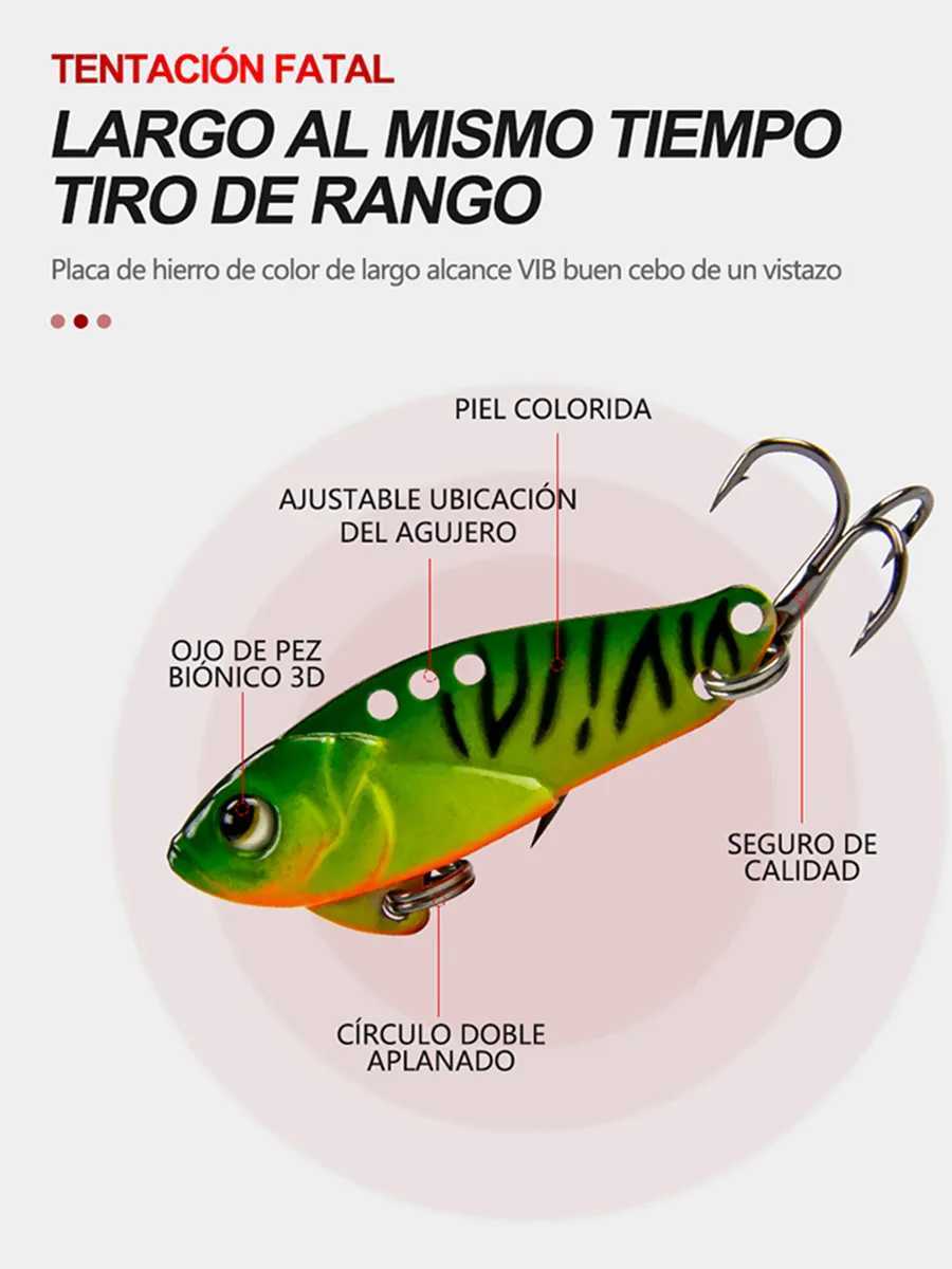 Metal VIB Fishing Lures 5/8/12/17/23g Vibration Spoon Crankbaits Sinking Wobbler Swimbait Ice Jigs Artificial Bait Tackle Z250411
