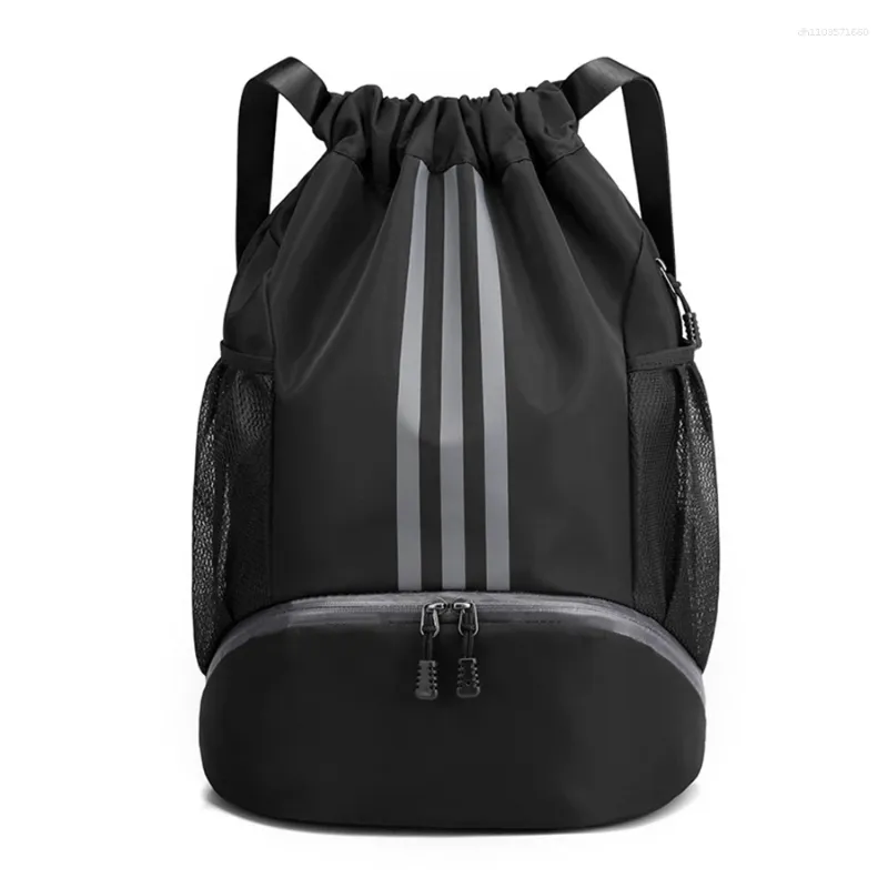 Outdoor Bags Gym Bag Fitness Backpack Women Men Basketball Soccer Football Storage Training Drawstring Sports Knapsack