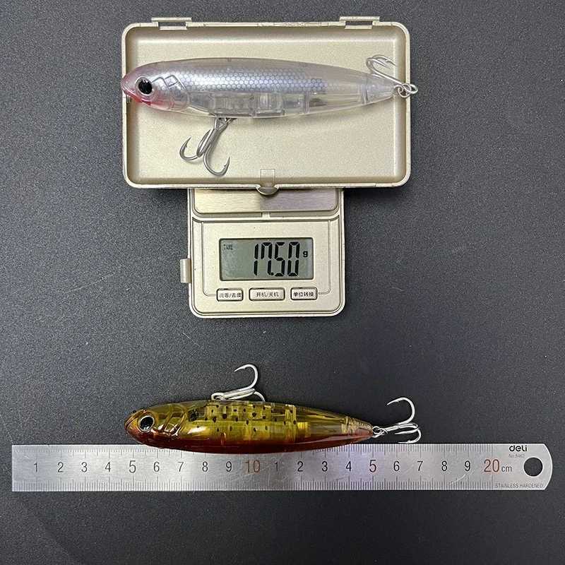 17g Surface Pencil Fishing Lures Walk the Dog Floating Wobbler Laser Artificial Bait for Trout Bass Top Water Swimbait Equipment Z250411