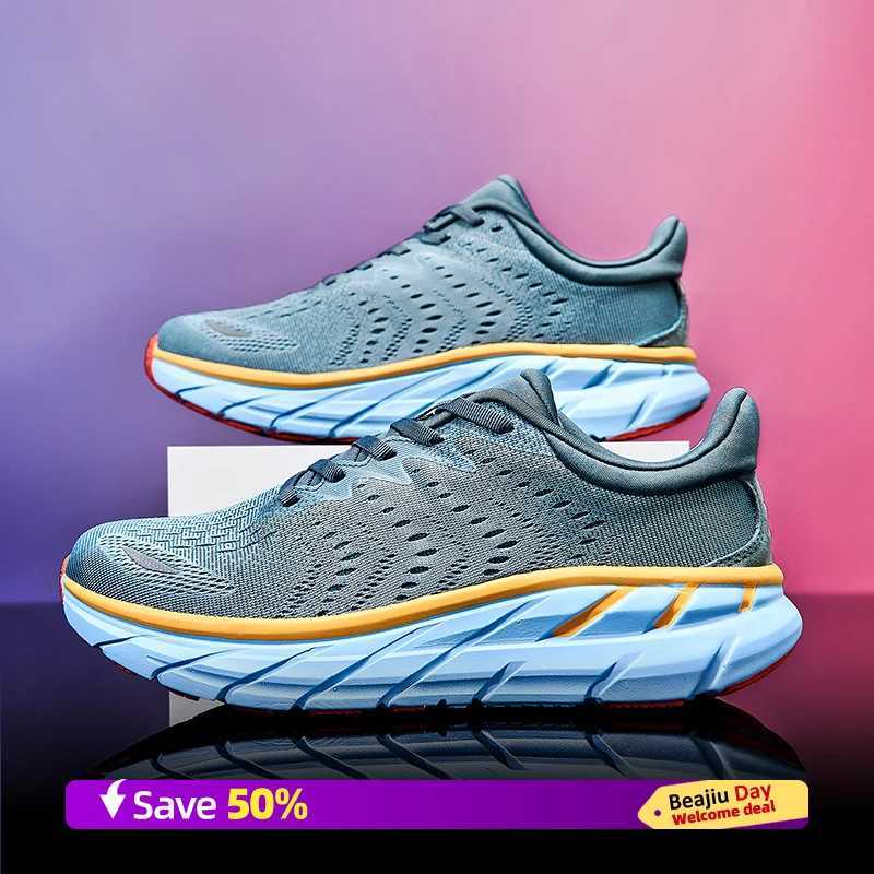 NEW Men Sports Running Shoes Casual Marathon Breathable Lightweight Wens Cfortable Athletic Nonskid Walking Sneakers Z250411