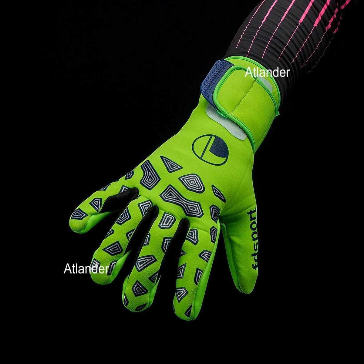 Premier Quality 4mm Latex Goalkeeper Gloves Football Soccer Men Women Thick Gloves Football Futbol Futebol Match Goalie GlovesW251112