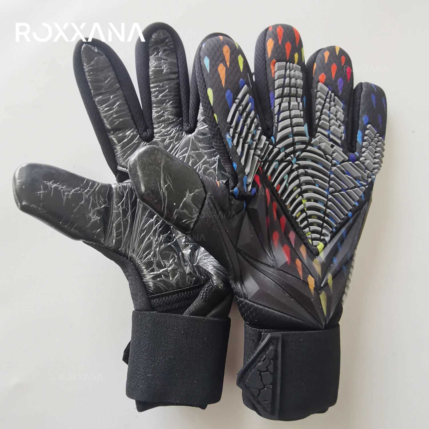 ROXXANA Finger Protection Football Equipment New Football Goalkeeper Gloves Boys Training Equipment Thickened LatexXJ250412