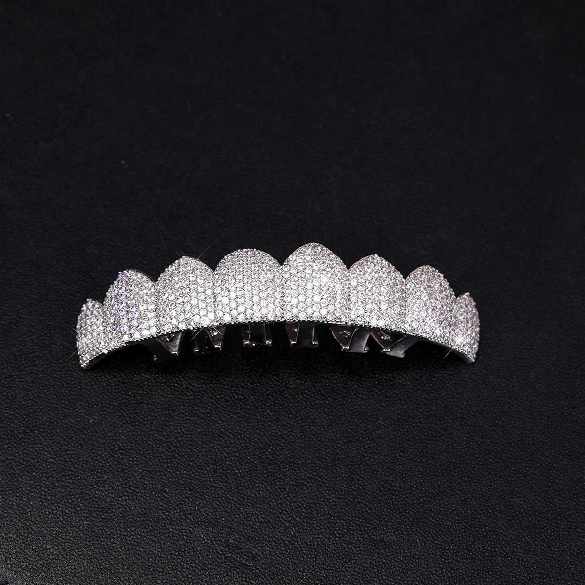 Hip Hop Teen Grills Big Golden Teen Halloween Party Grilz Trendy Rapper Jewelry Fun Nightclub Accessories Fashion Jewelry W250412