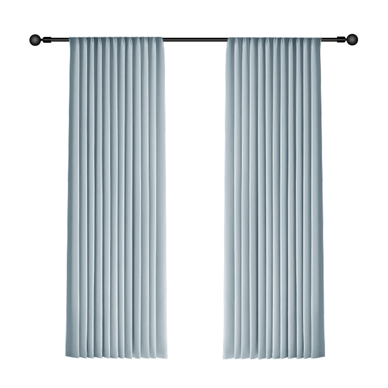 T0393 bedroom thick chenille blackout curtain master bedroom living room high-end light luxury cream velvet curtains wholesale