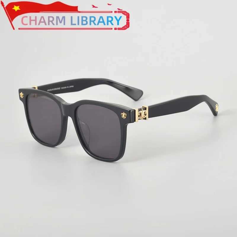 2025 Women Sunglasses Acetate Black Retro Designer Luxury Brand Outdoor Travel Party UV400 Men Fashion SUN GLASSES High QualityC250411