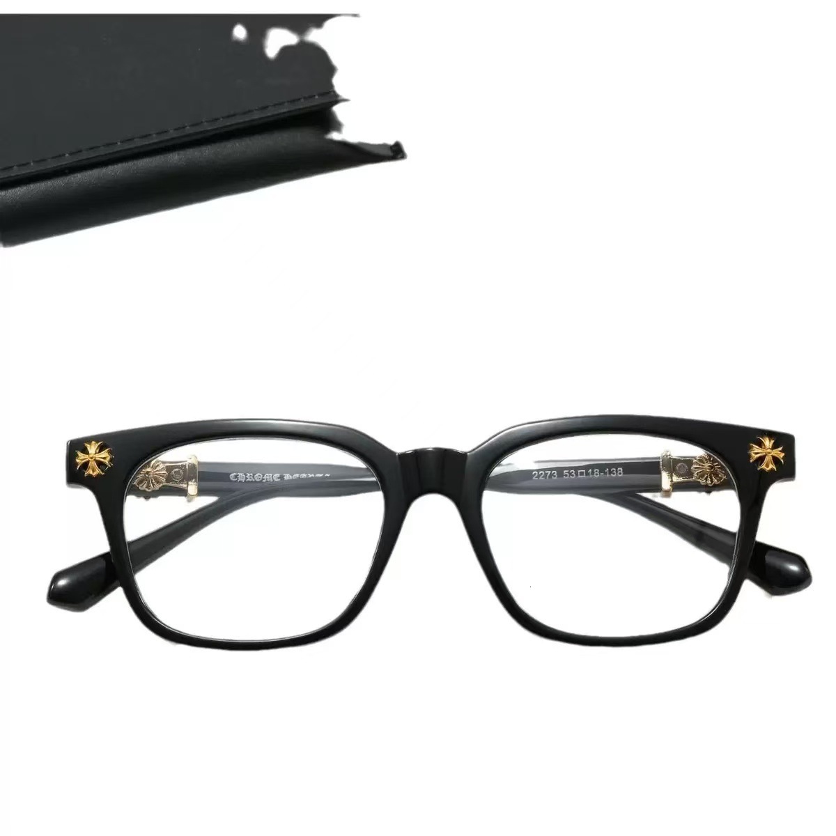 Designer luxury New American Style Sunglasses for Men and Women, Square Frame Non-Prescription Glasses, Classic Travel Fashion Optical Glasses 2273