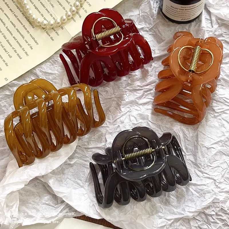 Newly designed top-notch pumpkin hair clip suitable for women sweet hair decoration long hair retention headband hair clip Y2504012