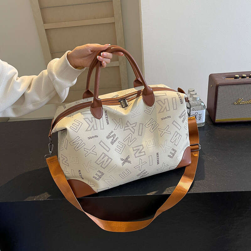Fashion Letter Print Shoulder Bag Crossbody Bags Travel Large Capacity Portable Sports Gym Bag Business Trip Commuting Carry-on Handbag
