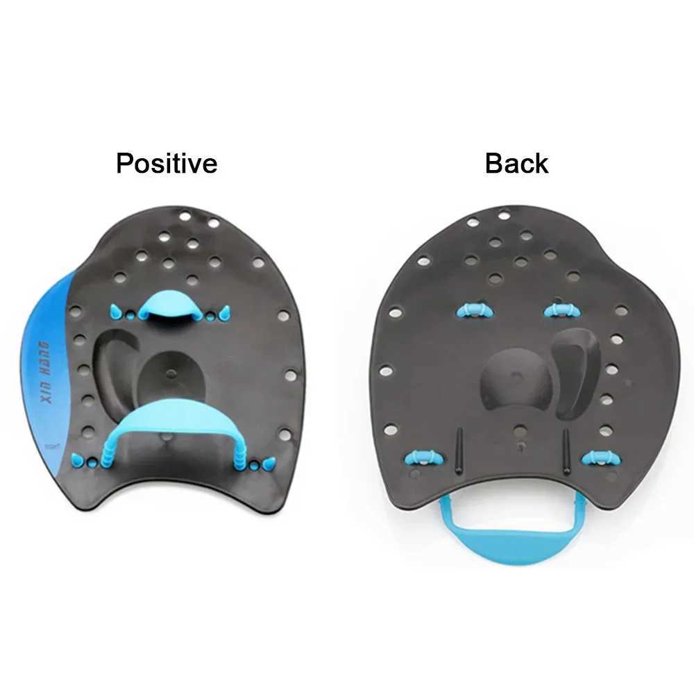 Professional swimming paddles swimming practice calibration paddles durable and adjustable silicone hand woven gloves for adults and childrenY250412
