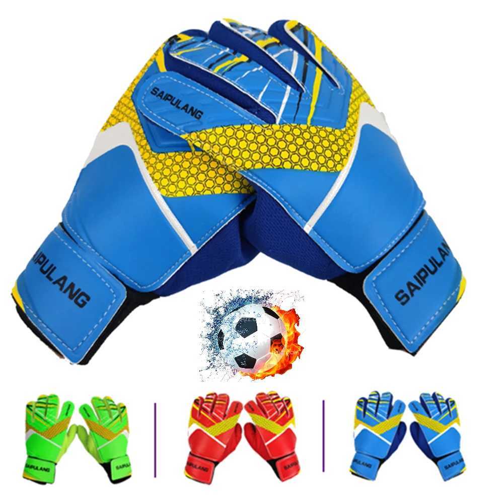 Adult and Childrens Professional Football Goalkeeper Gloves Finger Protection Goal Thick Latex Football Gloves Futebol GoalXJ250412