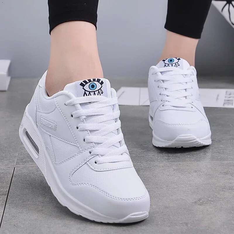2025 Summer New Women's Designer Fashion Sports Air Cushion Sports Shoes Leather Outdoor Walking and Slow Running Shoes