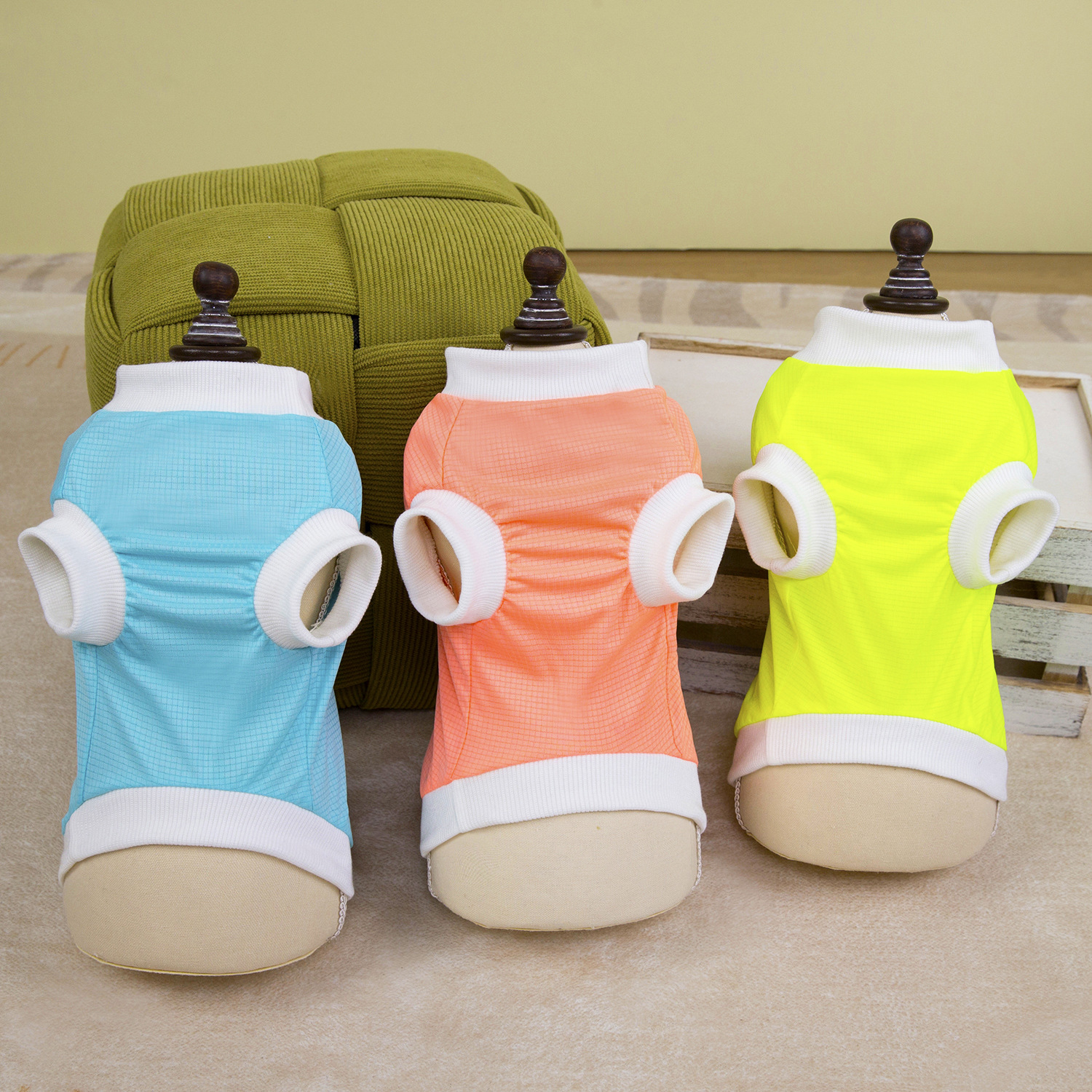 Dogs Shirt for Small Dogs Quick Dry Lightweight Dog T-Shirts, Sleeveless Vest Dog Clothes Cute Crocodile Pattern Great for Summer, Cool Breathable Dog