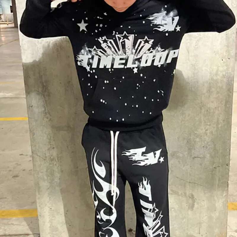 New Haruku Gothic Pullover Hoodie Y2k Hoodies Men Hip-Hop Graphic Print Oversized Women Sweatshirt Street Wear Top Clothing