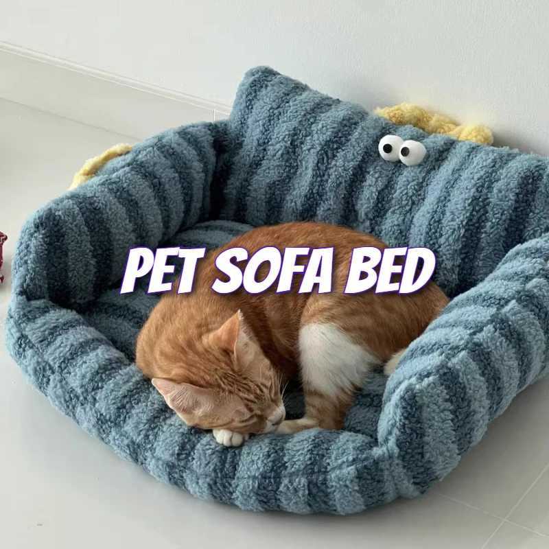 Dog specific sofa kennel winter warm pet Internet celebrity cat nest small dog sleep pad winter bed X250412