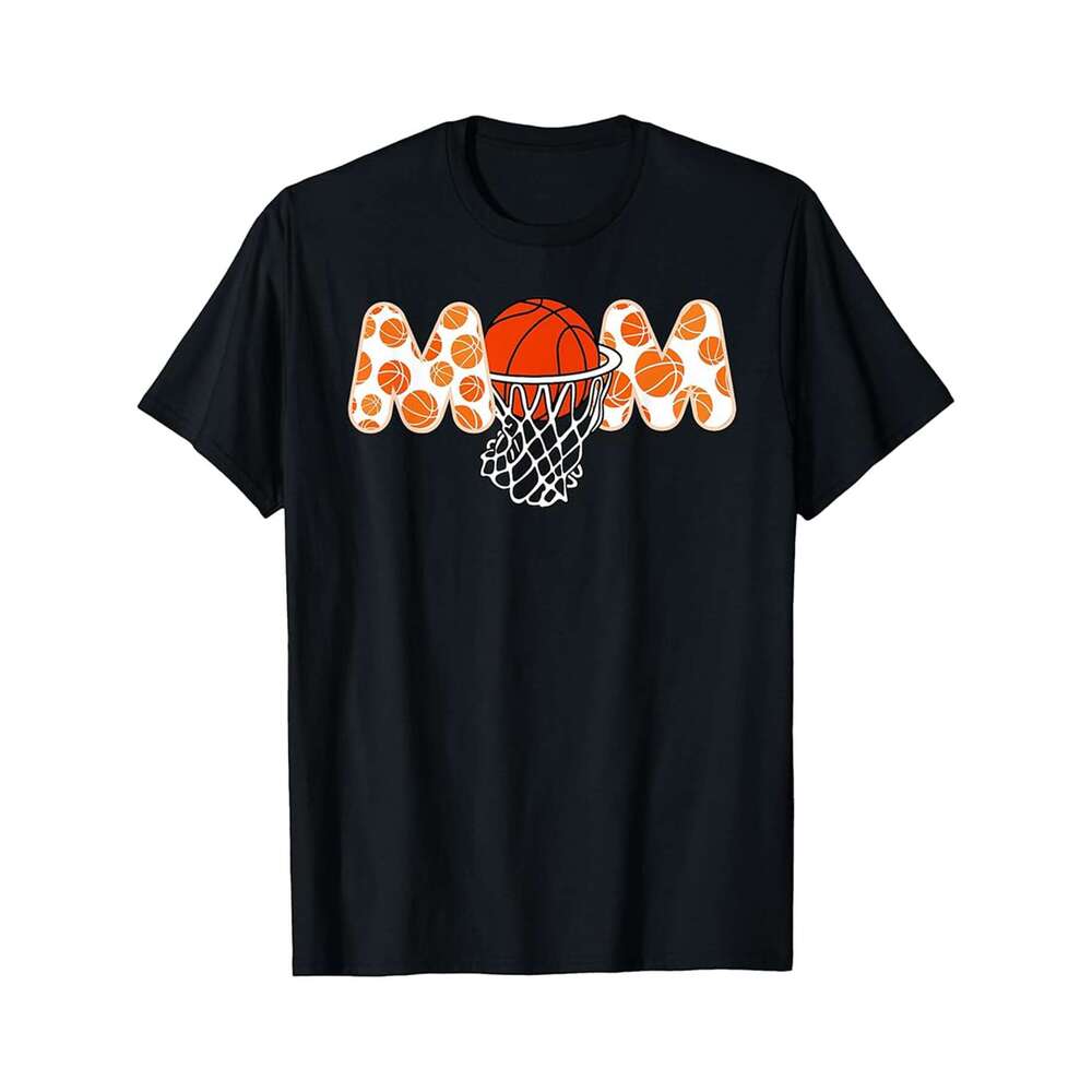 Designer T shirt Mom of 2 Boys Basketball Mothers Day - 220g T shits