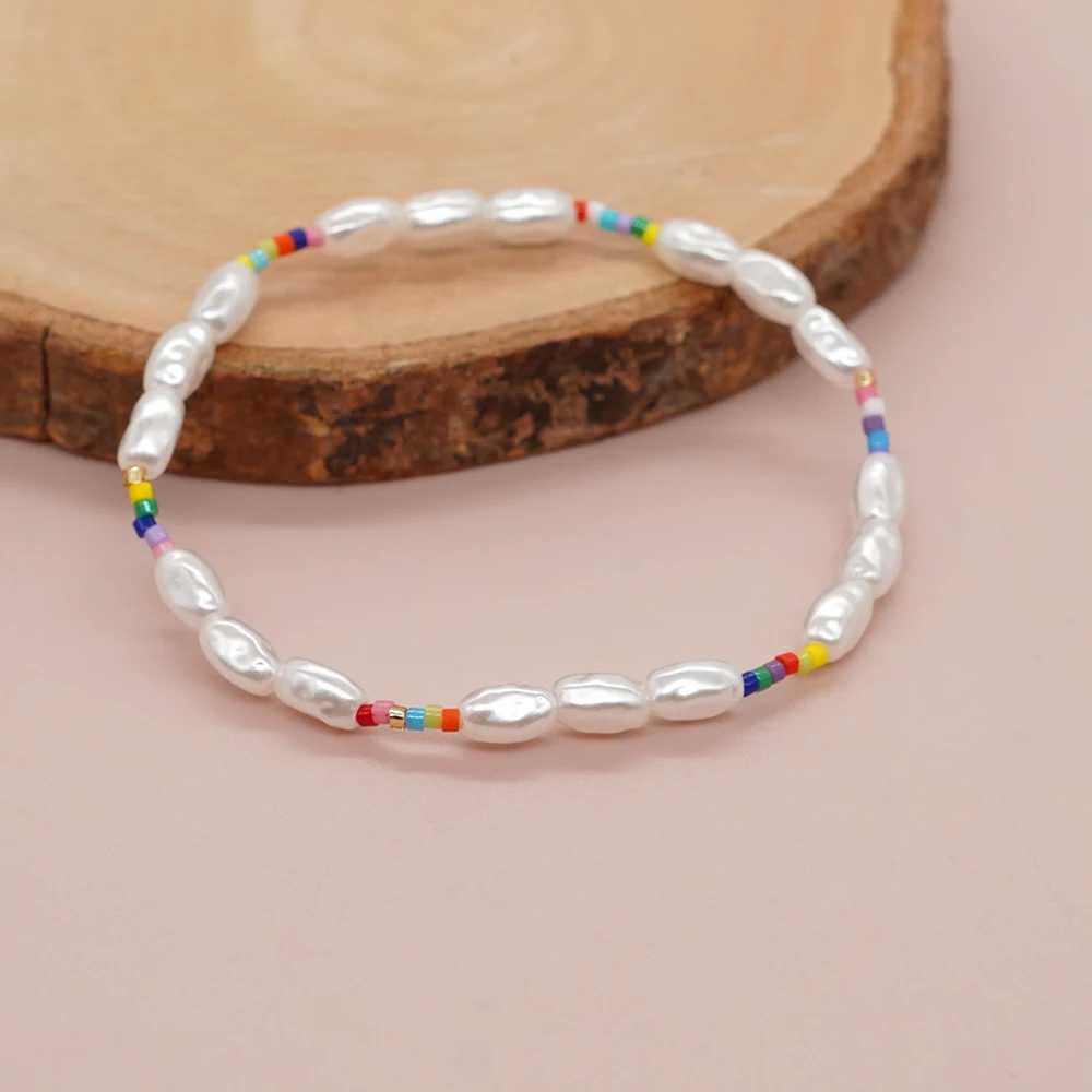 Go2boho New In Minimalist Thin Imitation Pearl Bead Bracelet Summer Fashion Chic Women JewelryC250411