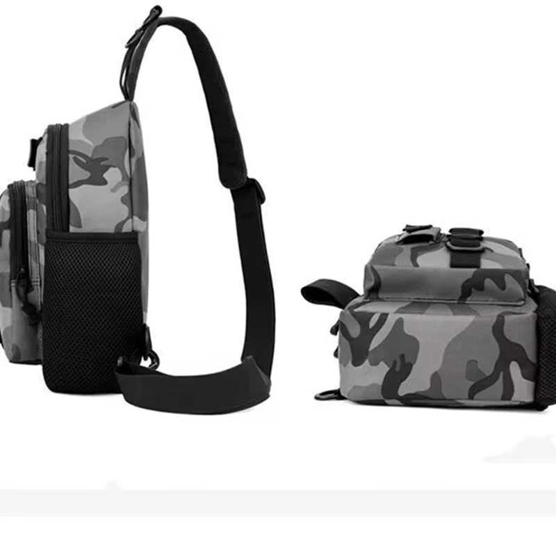 New Camping Tactical Backpack Fishing Lure Tackle Box Camouflage Bags Men Large Hiking Bag Male Travel Rucksack Outdoor Sports Z250411